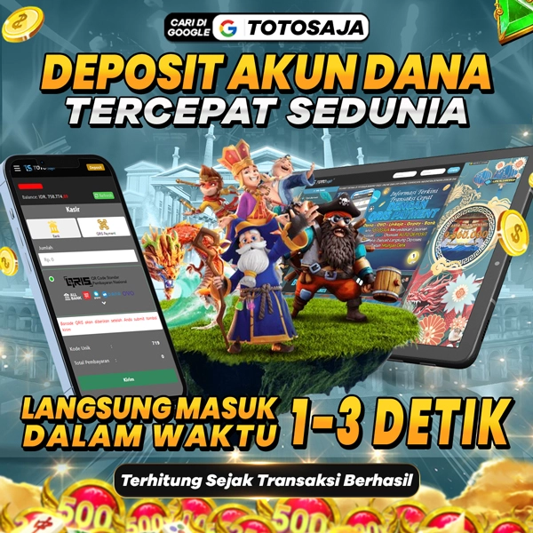 TOTOSAJA: Situs Slot Anti Rungkad Resmi Terbaik 2025 DANA Tanpa Potongan